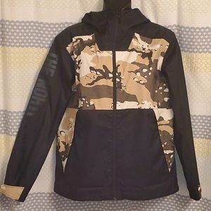 army fatigue north face jacket